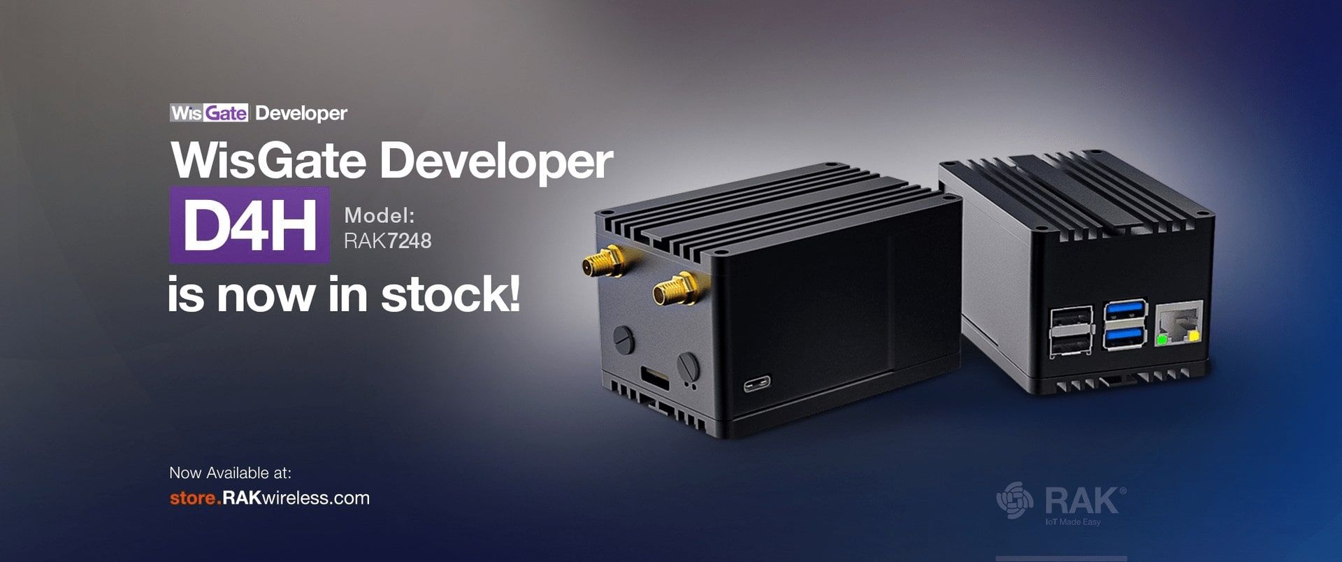 The wait is over! The new WisGate Developer D4H is here.