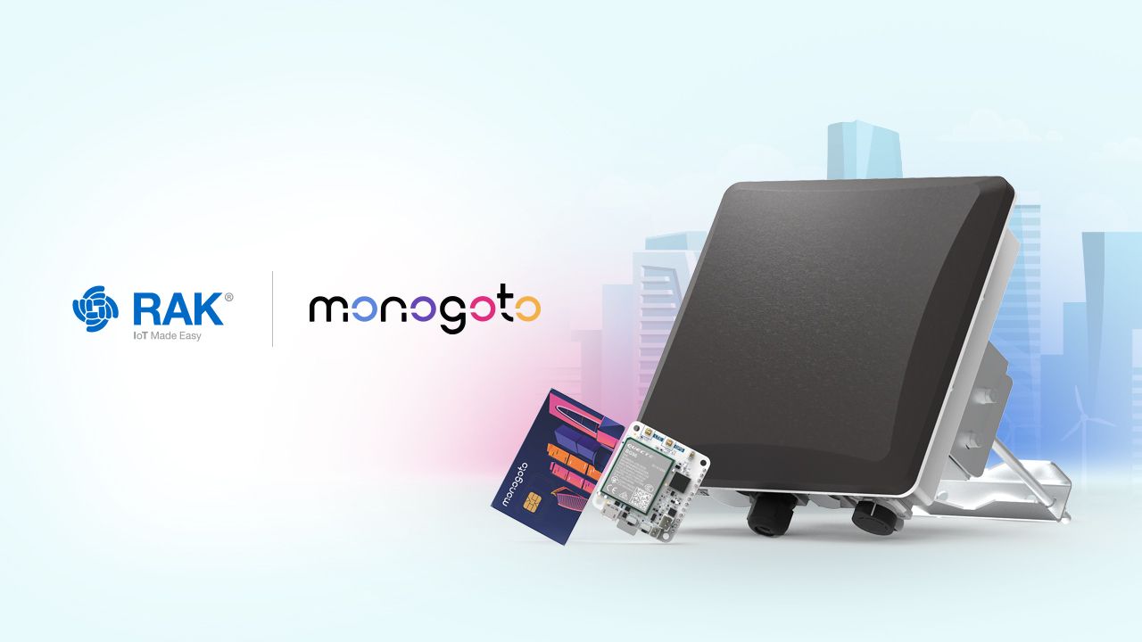 RAKwireless and Monogoto Partner to Offer Seamless Connectivity for IoT Devices via LTE-M and LoRa