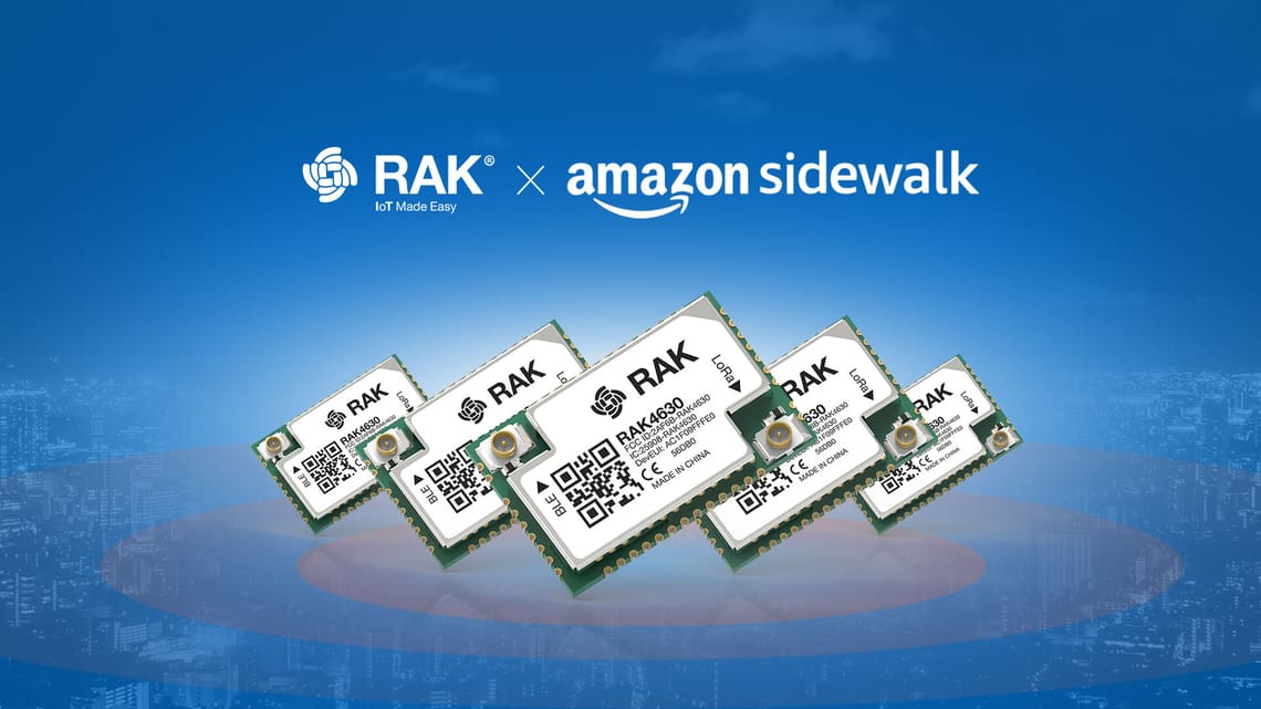 RAKwireless Launches RAK4630 Module for Amazon Sidewalk