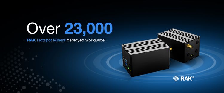 23,000 Units Strong with the RAK Hotspot Miner!