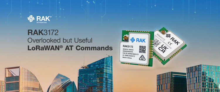 RAK3172 Overlooked but Useful LoRaWAN® AT Commands